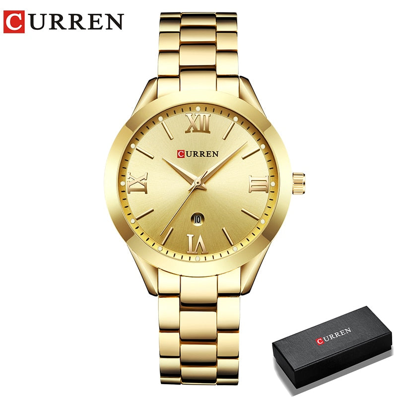 CURREN Montre en Or Femme