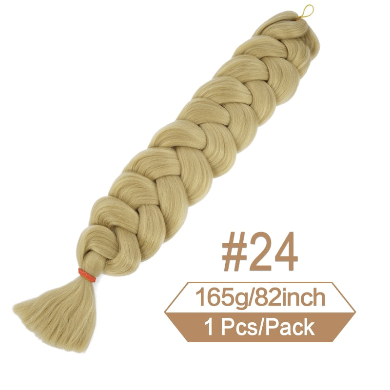 82 Inch 165g/Pack Synthetic Crochet Hair