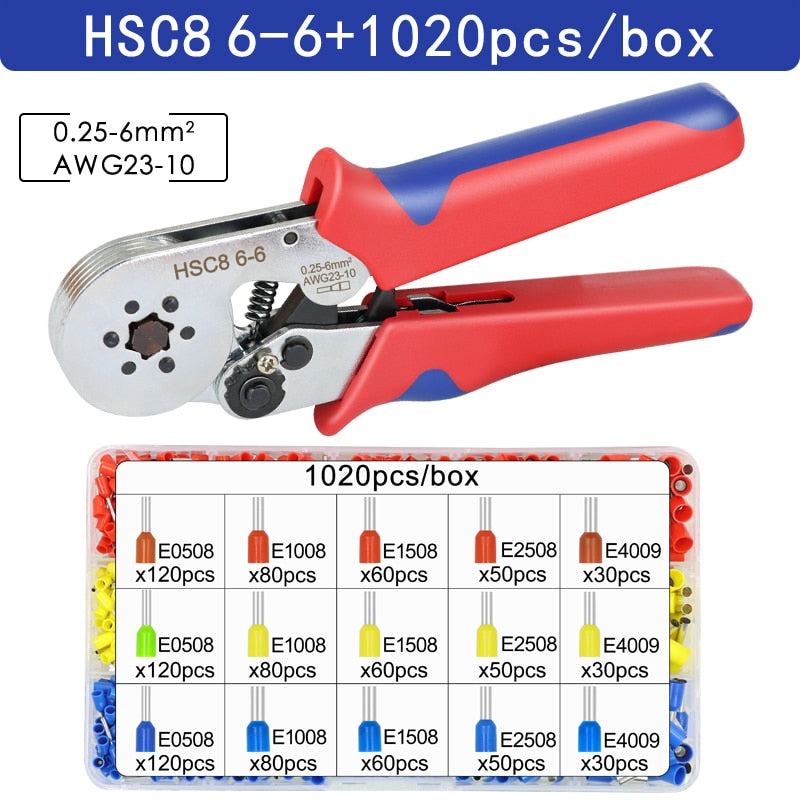 Tubular Terminal Crimping Tools Mini Electrical