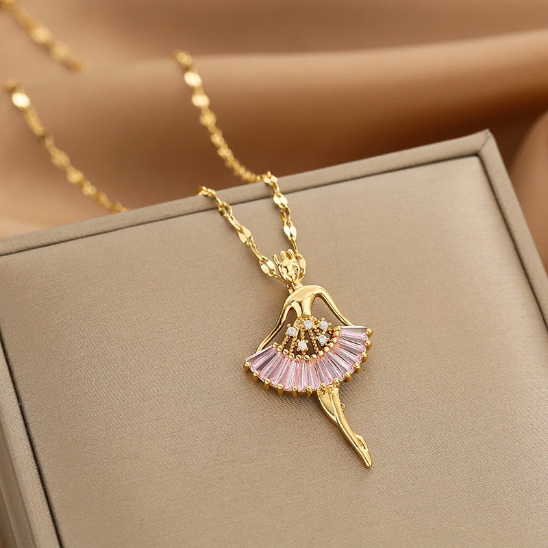 Gold Color Necklace for Women