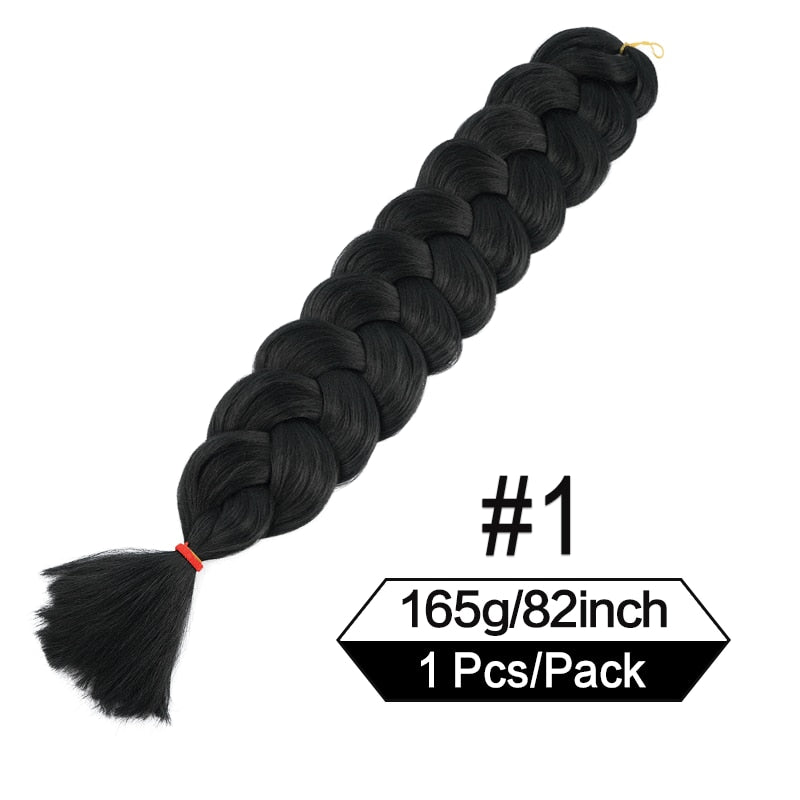 82 Inch 165g/Pack Synthetic Crochet Hair