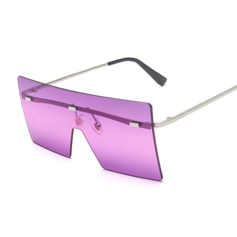 Lunettes de soleil carrées vintage femmes