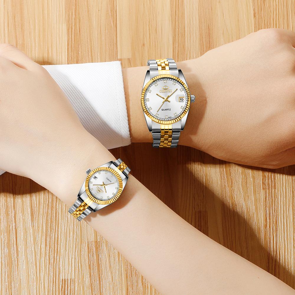 CHENXI 1 pièces montre de couple de luxe