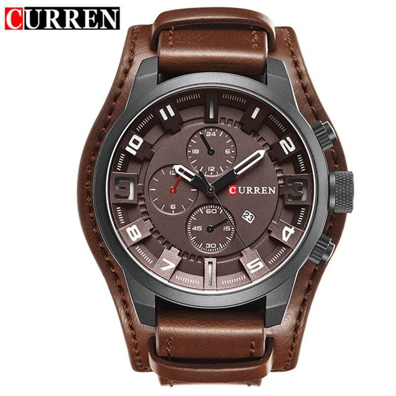 CURREN Hommes Montres Top Marque De Luxe