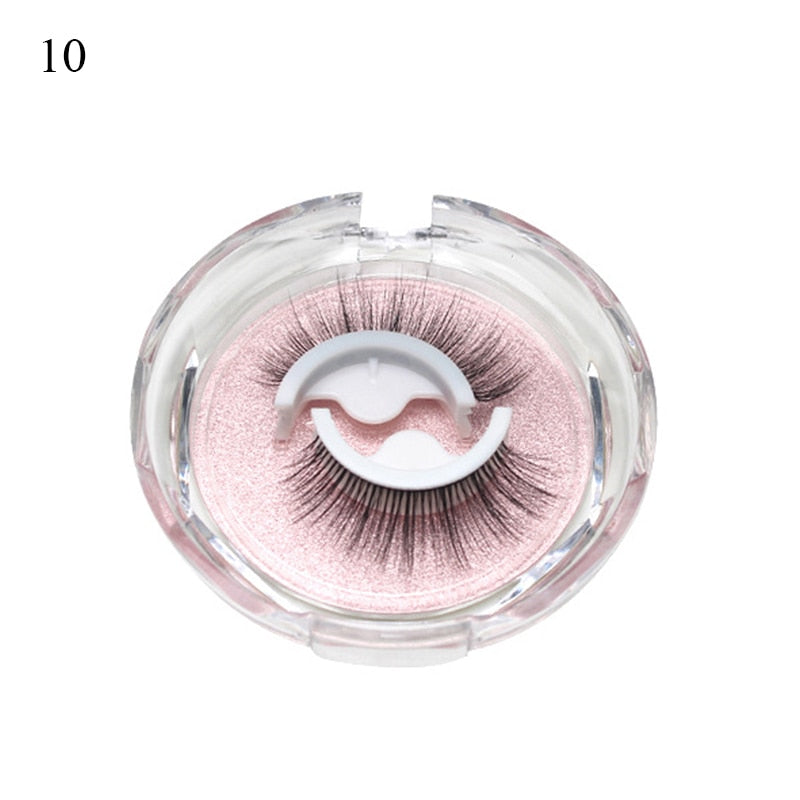 1Pair Reusable Self-adhesive False Eyelashes