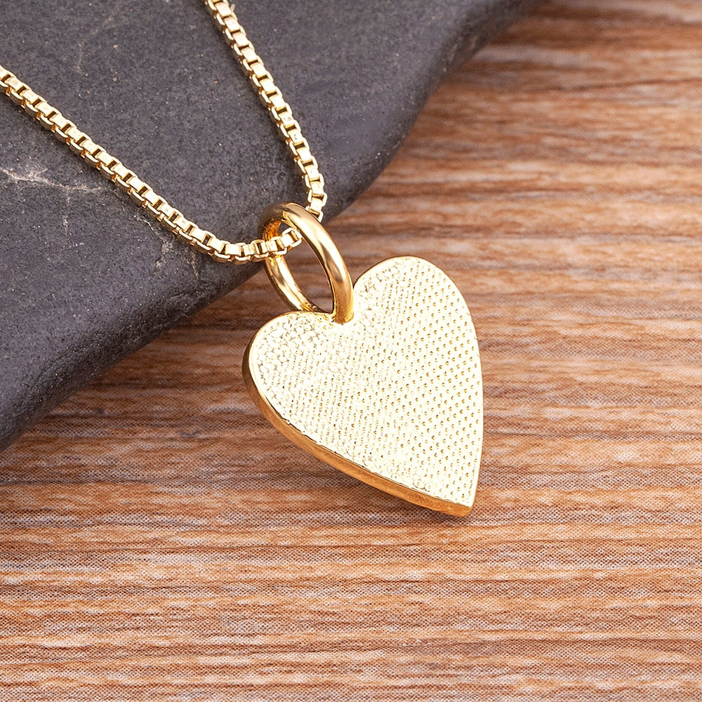 Romantic Heart Couple Necklace