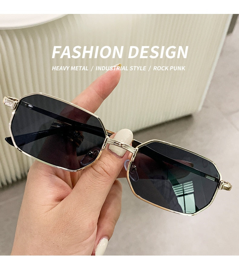 Sunglasses Fashion Rectangle Women