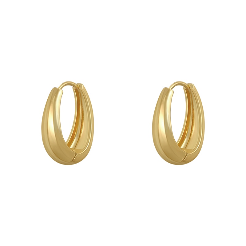 Classic Copper Hoop Earrings