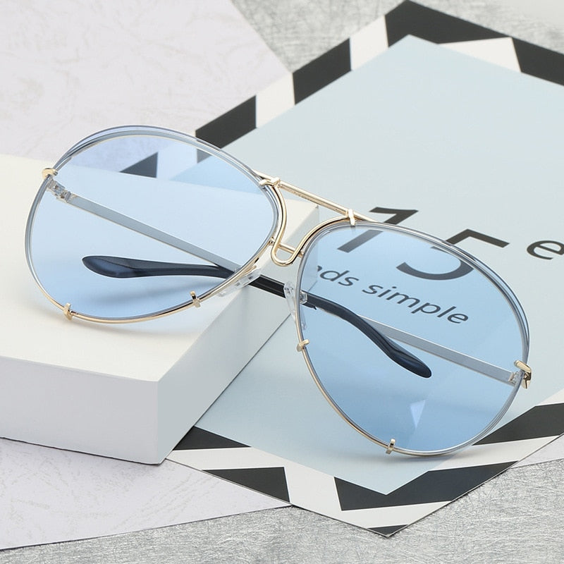 Fashion Pilot Sunglasses Women Oversized