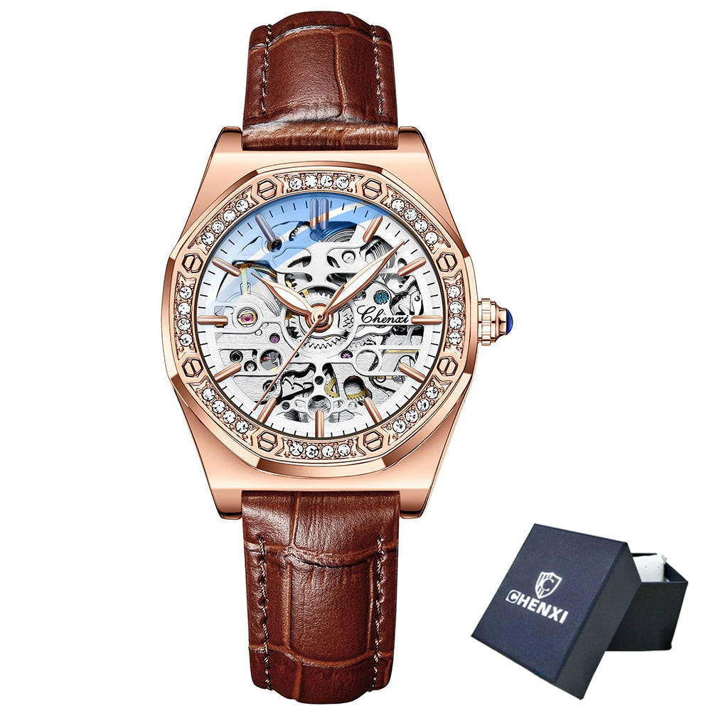 CHENXI New Women Automatic Mechanical Watch