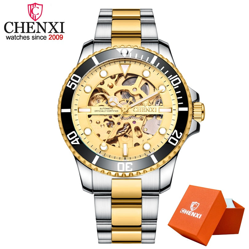 CHENXI Brand Luxury Classic Blue Men