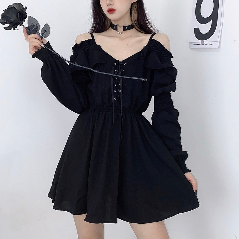 Robes Sexy Taille Haute Off Shoulderwo