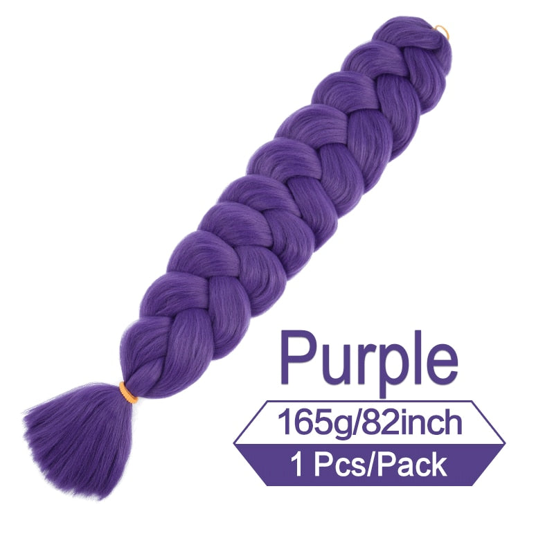 82 Inch 165g/Pack Synthetic Crochet Hair