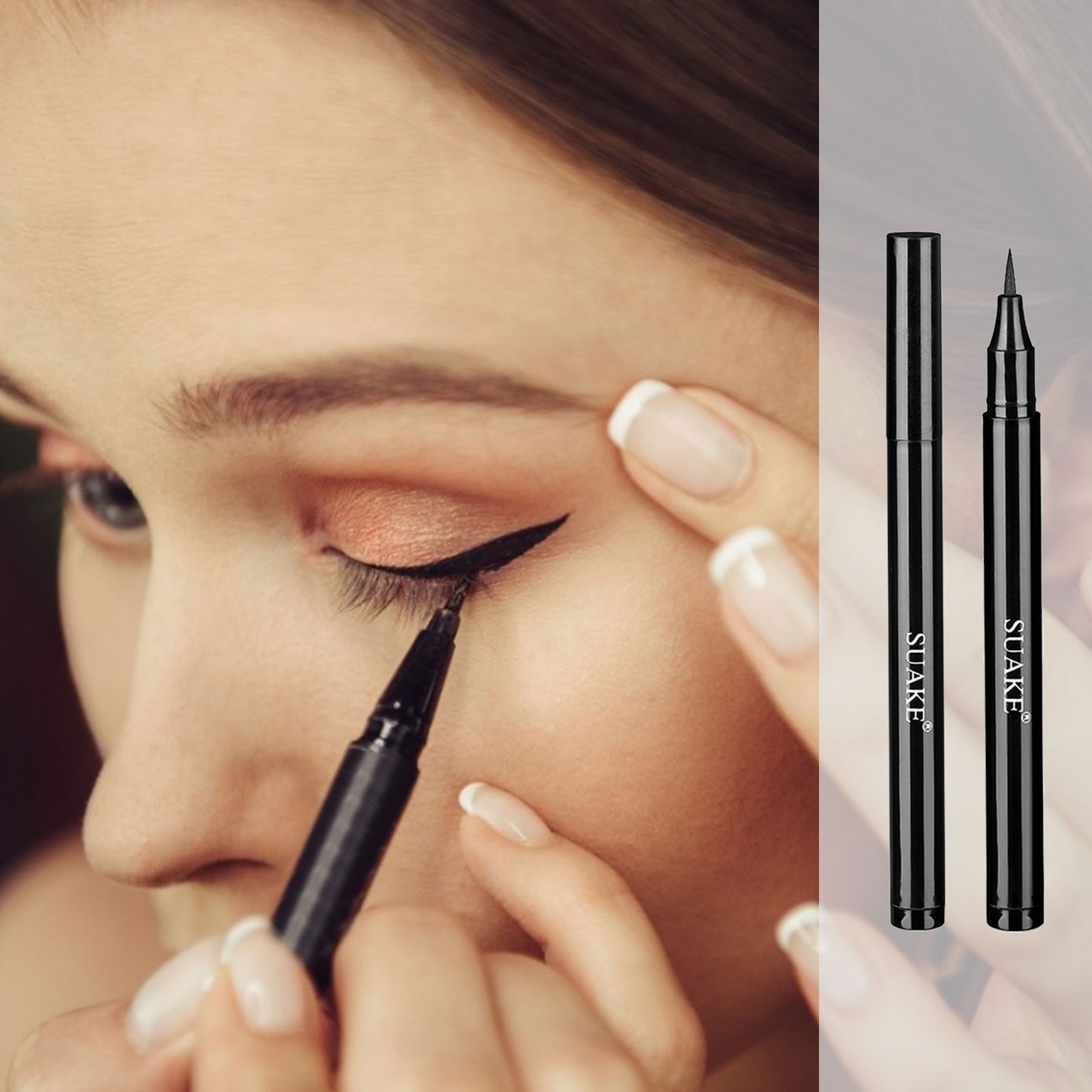 Eyeliner liquide à séchage rapide imperméable