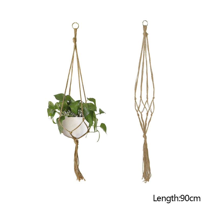 Macrame Plant Hanger Baskets Flower Pots