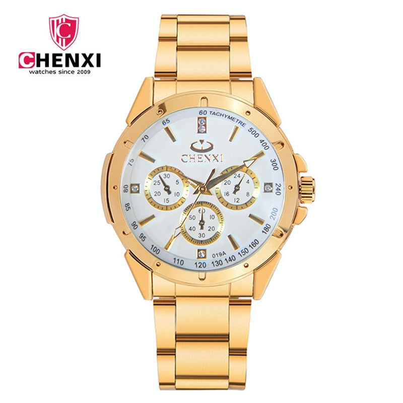 CHENXI Luxury Gold Men's Watches