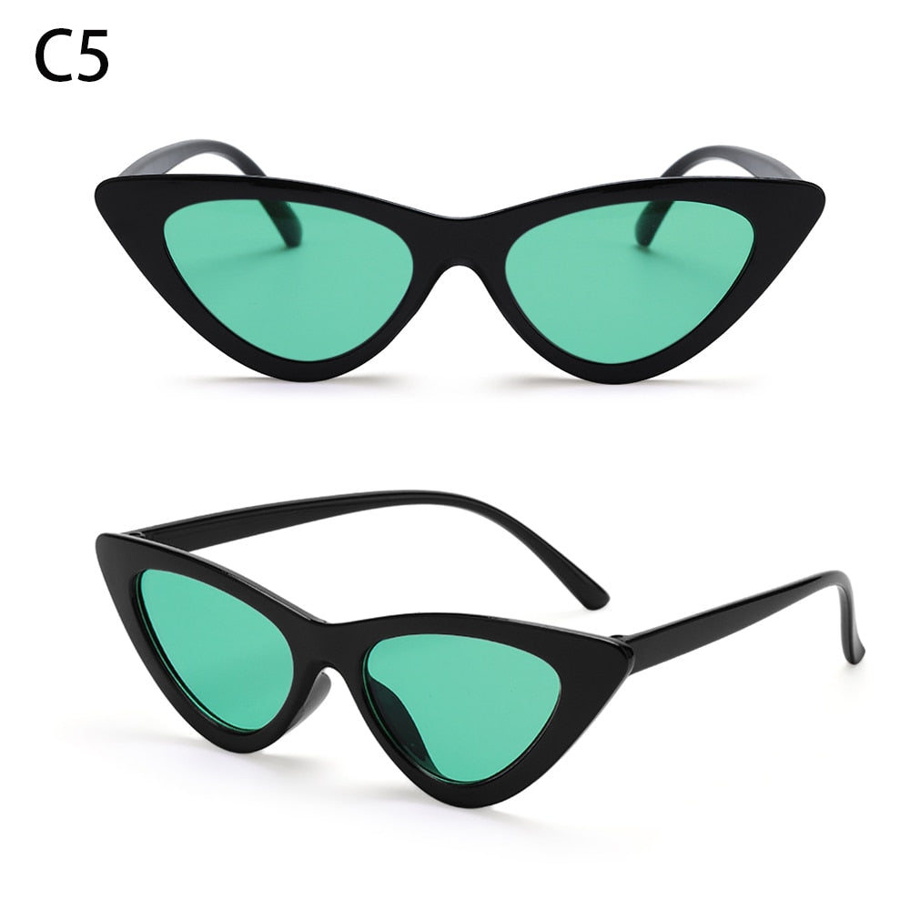 1PC lunettes de soleil triangle oeil de chat sexy