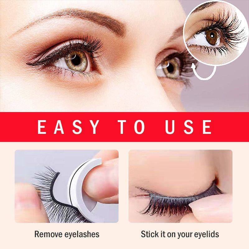 Reusable Self-Adhesive Eyelashes Natural