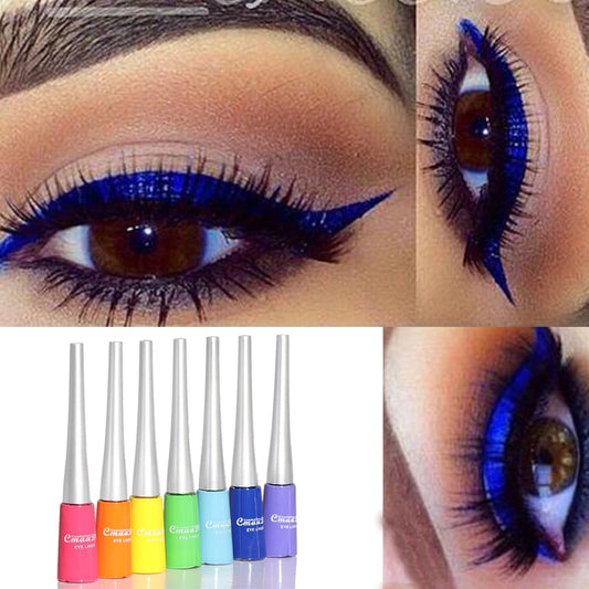 Cmaadu Coloré Liquide Eyeliner Bleu Étanche Longue Durée Diamant Mat Eyeliner Gel Femmes Maquillage Cosmétiques HF153