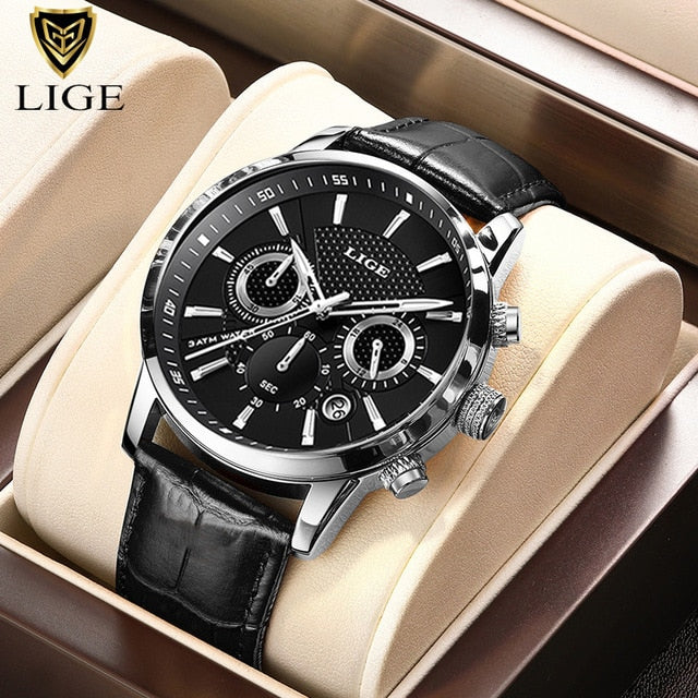 2022 New Mens Watches LIGE Top Brand Luxury