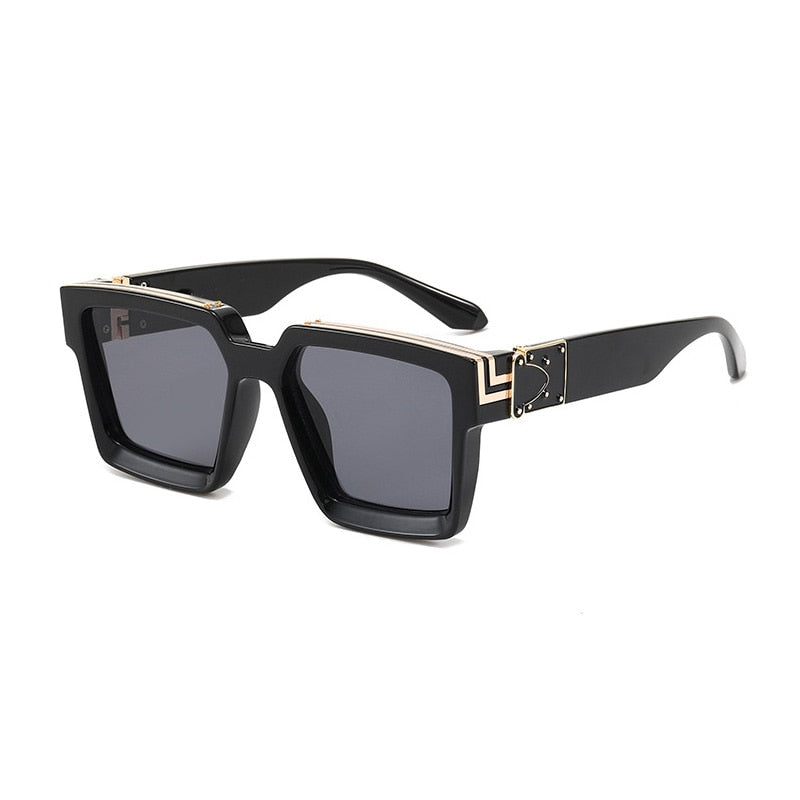 SHAUNA Retro Square Sunglasses