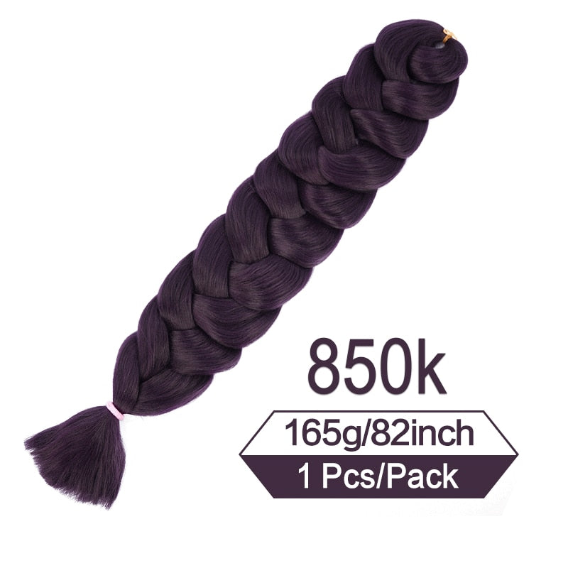 82 Inch 165g/Pack Synthetic Crochet Hair