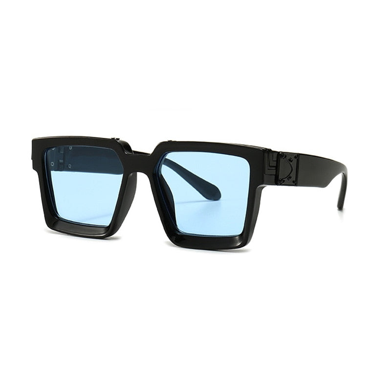 SHAUNA Retro Square Sunglasses