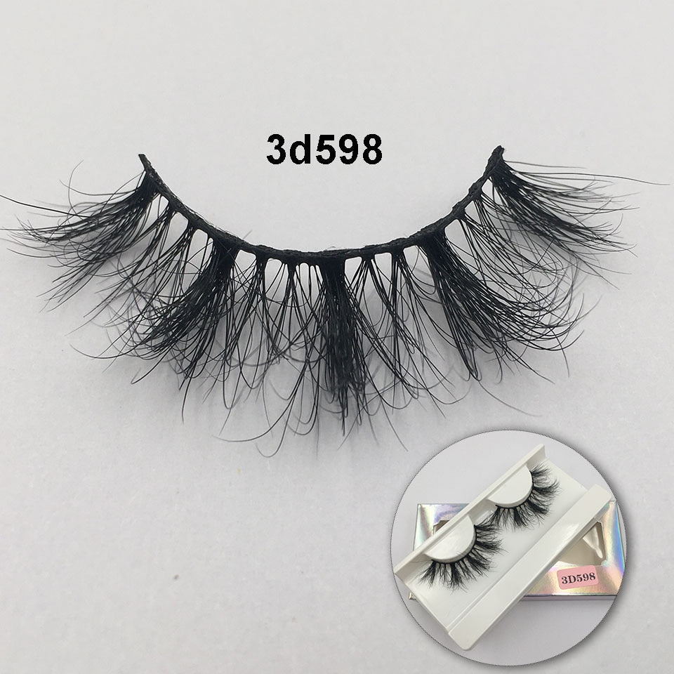 RED SIREN Fluffy Mink Lashes Short