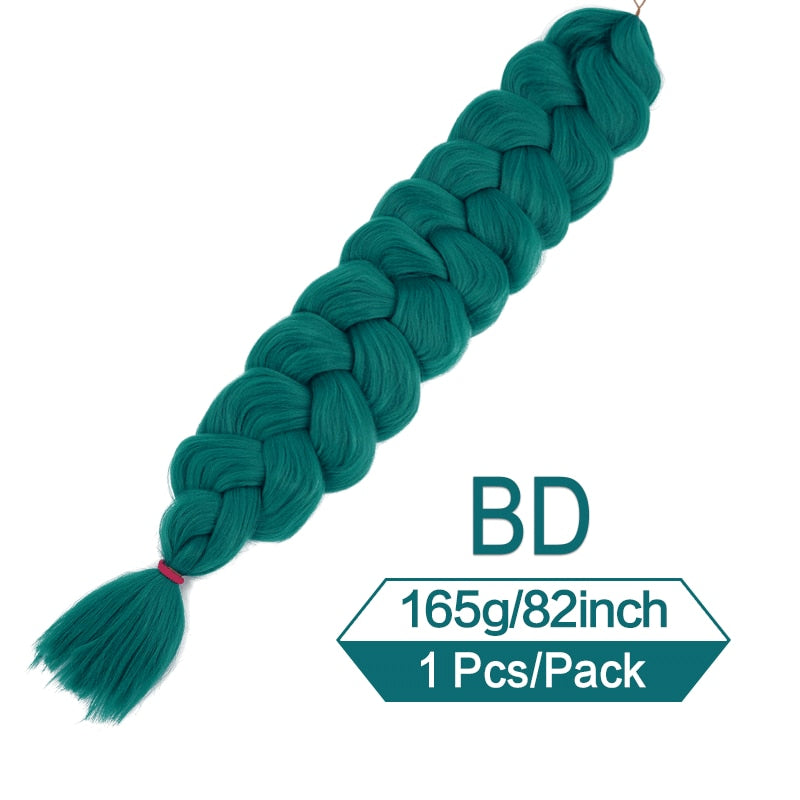 82 Inch 165g/Pack Synthetic Crochet Hair