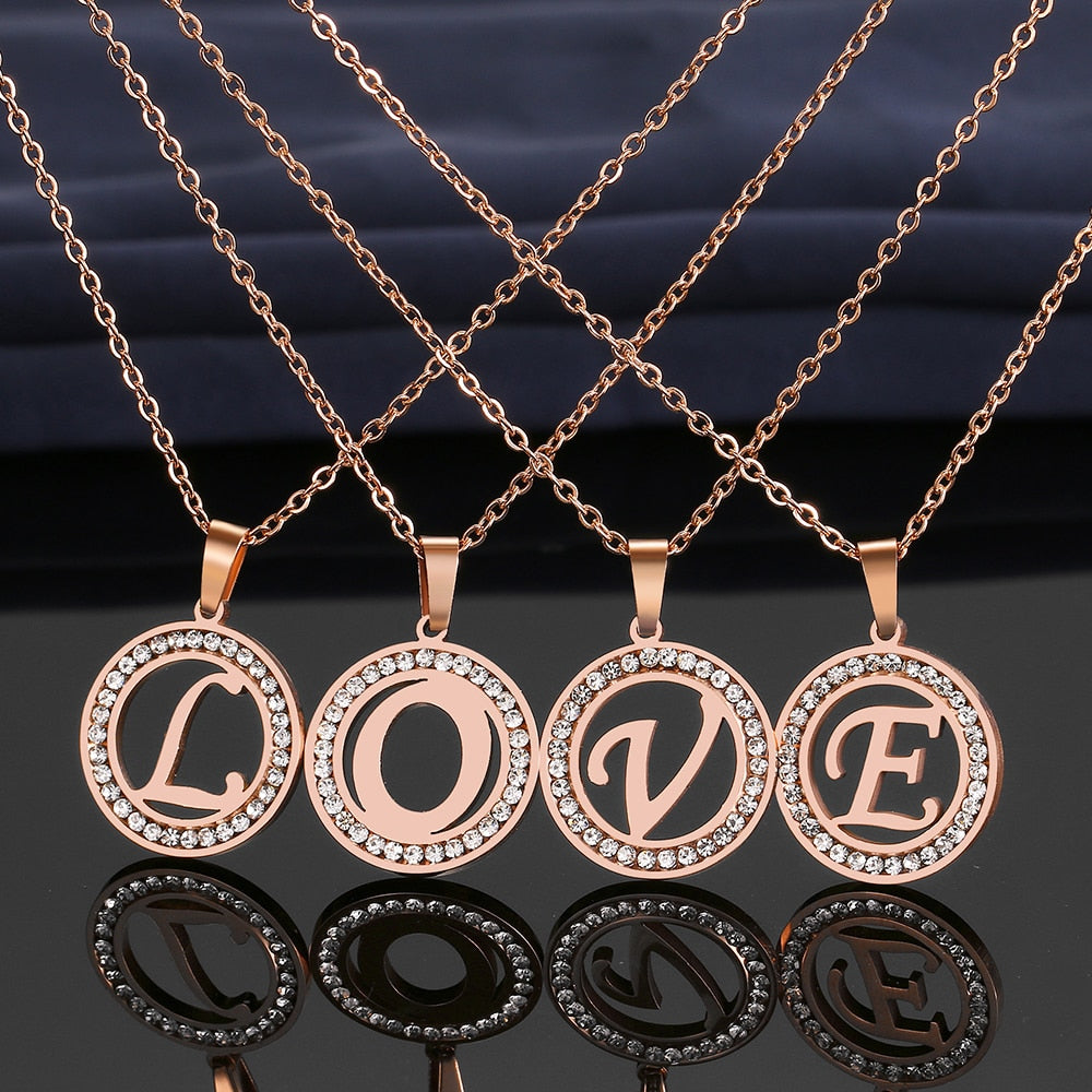 CACANA 26 letters A-Z Necklace