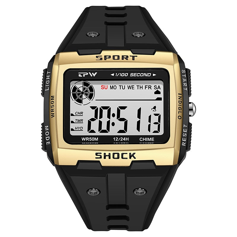 Water Resistant Men Digital Watch