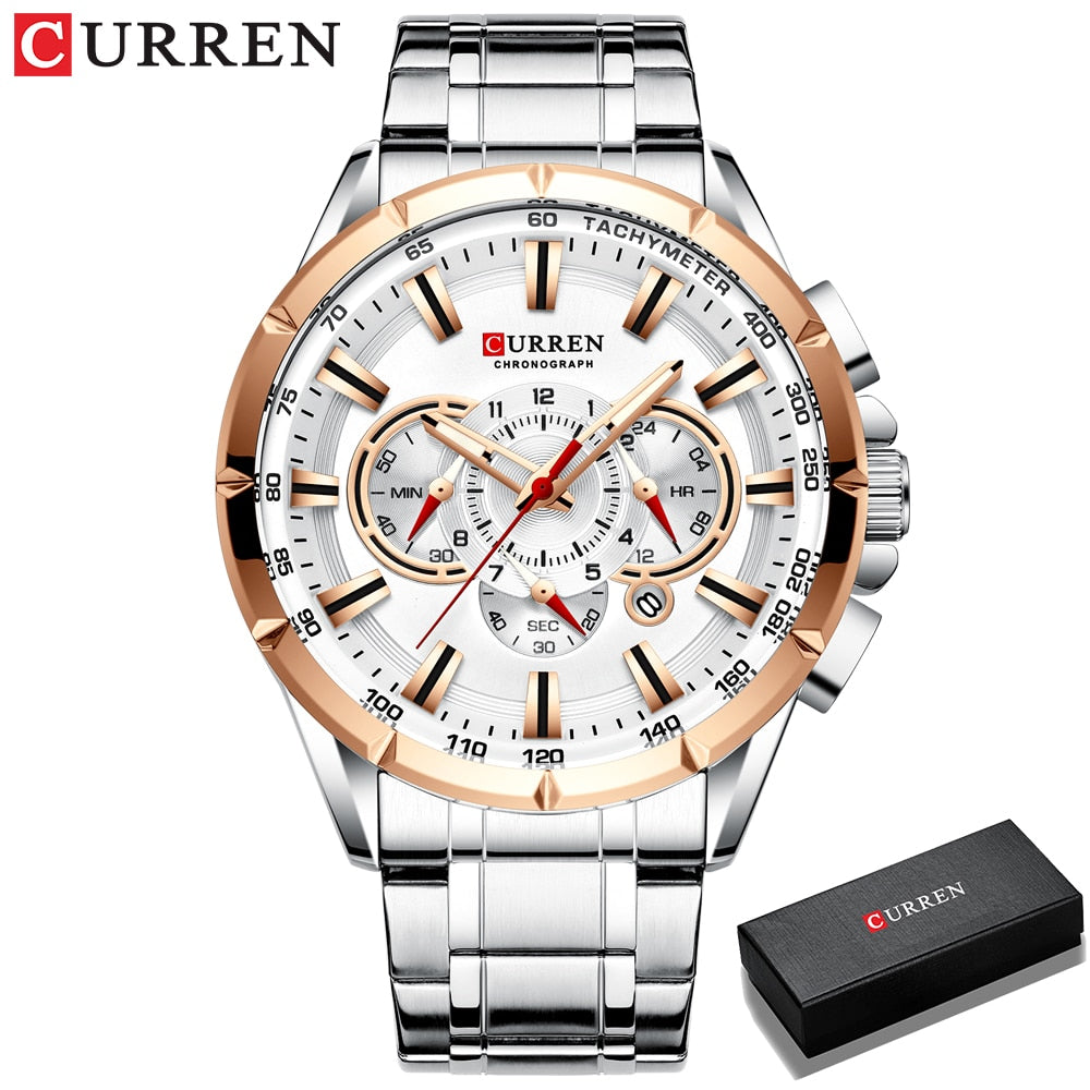 CURREN New Casual Sport Chronograph