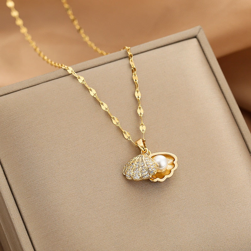 Gold Color Necklace for Women