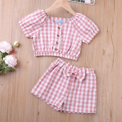 2T Girls Clothes Sets  T-Shirt+Denim