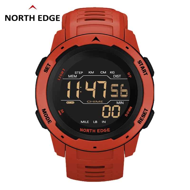 NORTH EDGE Montre numérique pour homme