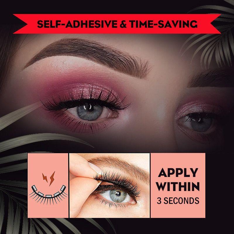 Reusable Self-Adhesive Eyelashes Natural