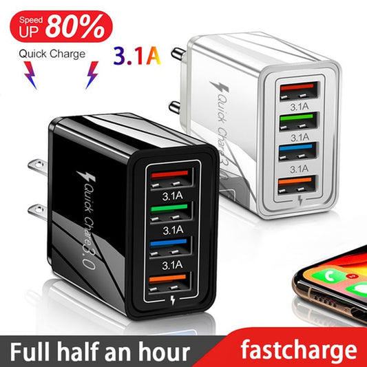 EU/US Plug USB Charger/ Quick Charge 3.0