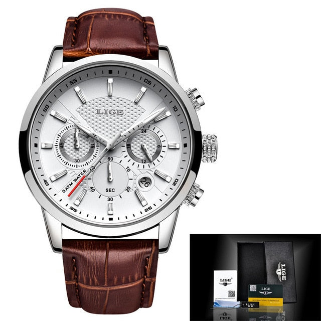 2022 LIGE Men Watches Top Brand Luxury