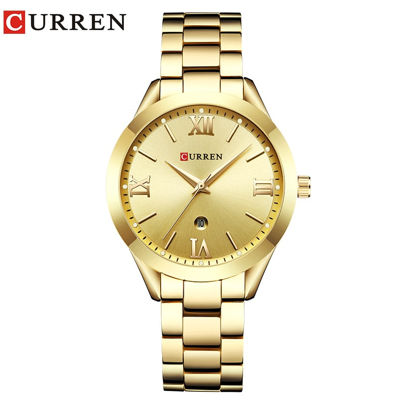 CURREN Montre en Or Femme