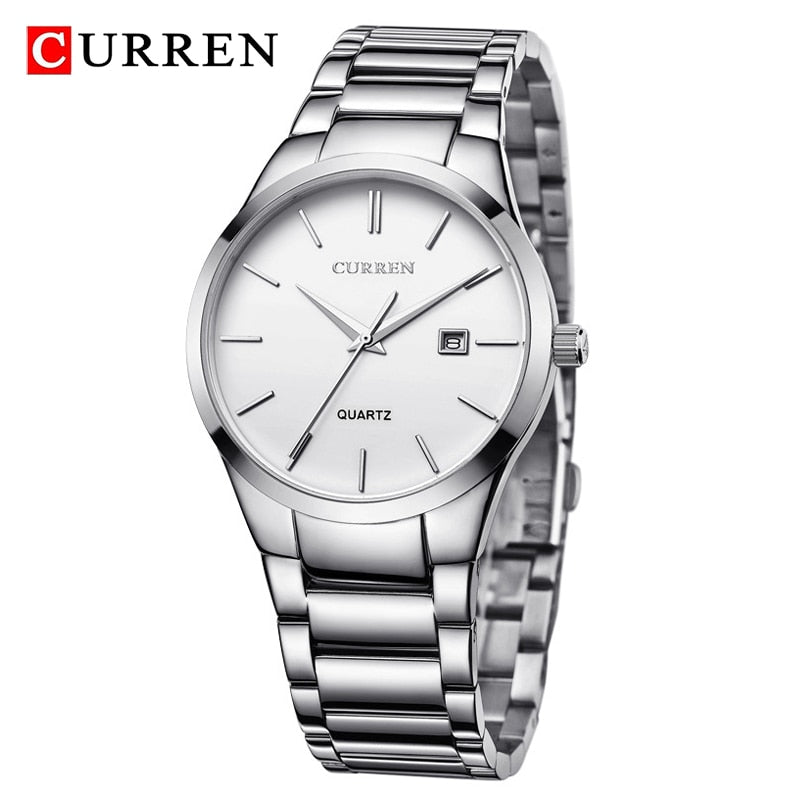 CURREN Mode Simple Hommes Montre Mince