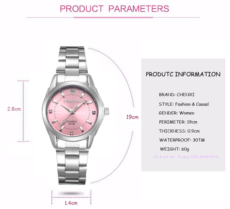 CHENXI Luxury Fashion Women  watch