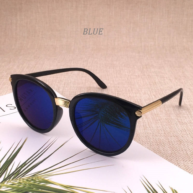 Classic Round Vintage Sunglasses Women