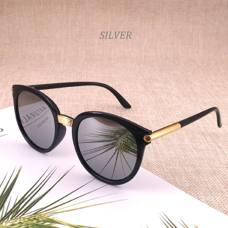 Lunettes de soleil vintage rondes classiques femmes