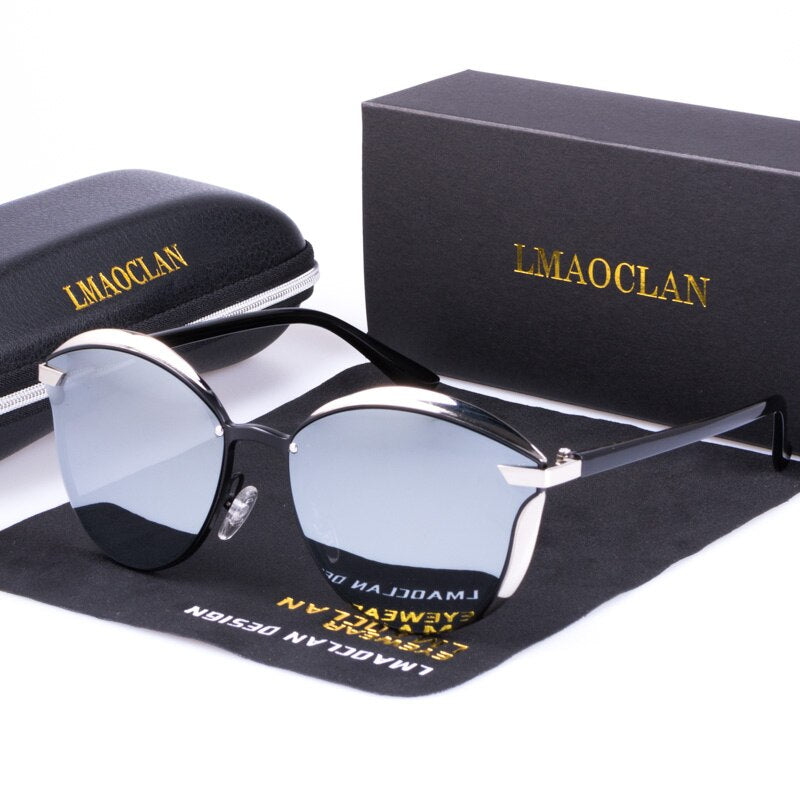 LMAOCLAN Lunettes de soleil polarisées pour femmes