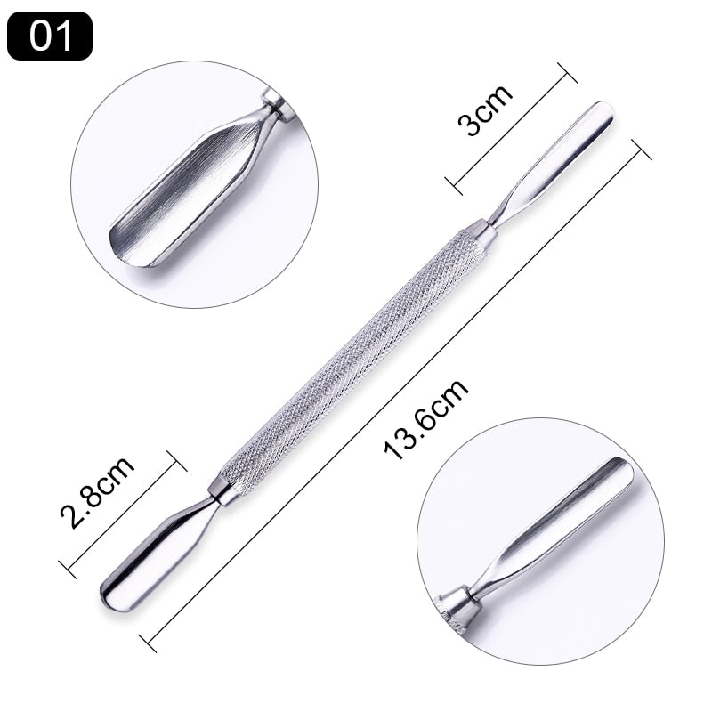 1pcs Double-ended Nail Art Cleaner