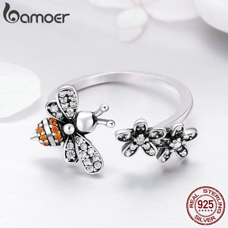 BAMOER  Silver Rings