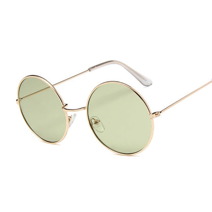 2019 Retro Round Pink Sunglasses Woman