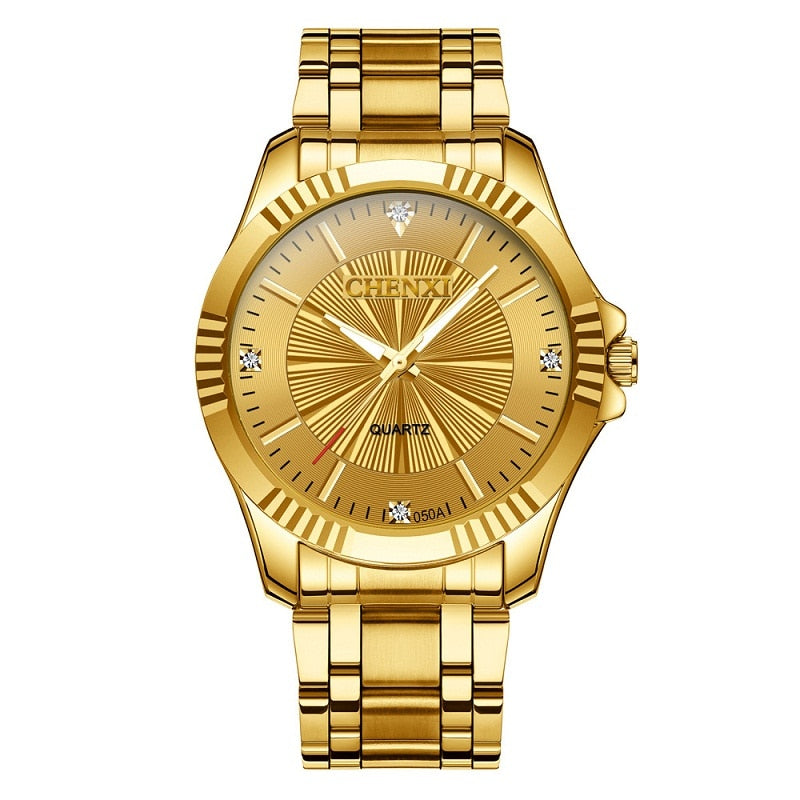 CHENXI Creative Golden Montre pour homme et femme