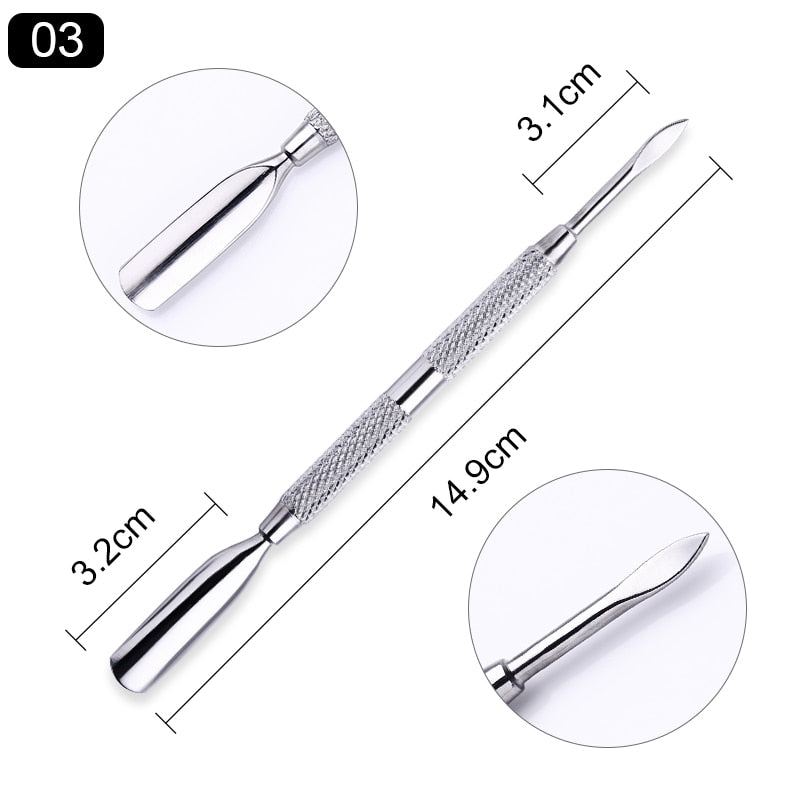 1pcs Double-ended Nail Art Cleaner