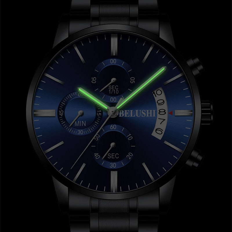 BELUSHI Mode Hommes Quartz Montre